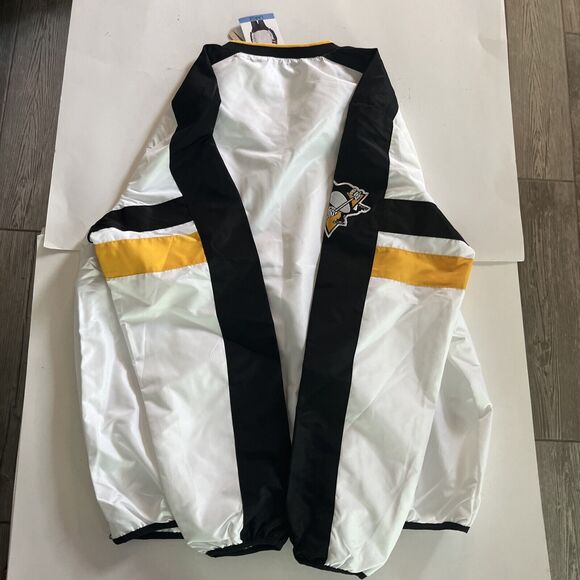 Pittsburgh Penguins V Neck Pullover Embroidered Lettering Men's Large - Picture 5 of 6